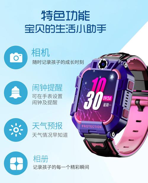 小霸王儿童电话手表智能4g网通gps定位360度防水防走失男女孩初中生小