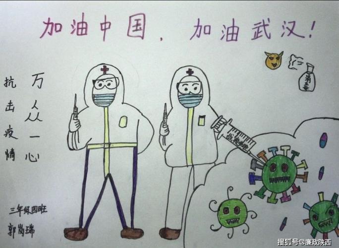 【疫情下的思想政课】众诚学校学生抗疫绘画作品