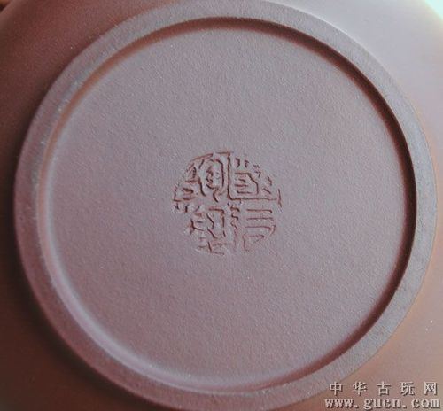 周国君全手工清水泥葡萄紫砂壶