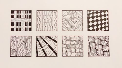 禅绕画从入门到精通丨基础图案1-8教程