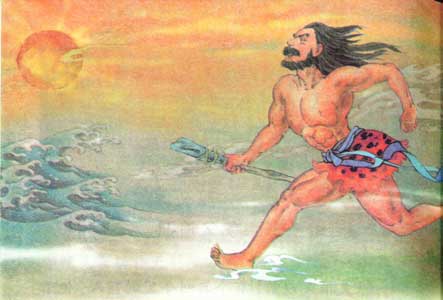 "夸父逐日"所追的并非太阳而是水源