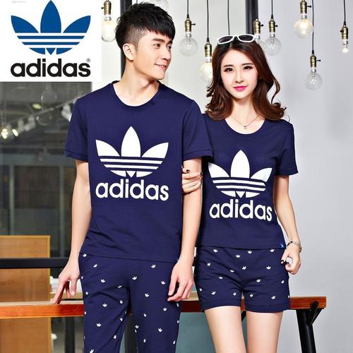 阿迪达斯运动服套装女夏