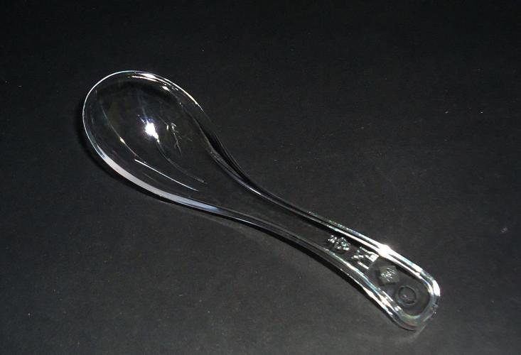 一次性勺子 调羹 汤勺 水晶匙商品大图