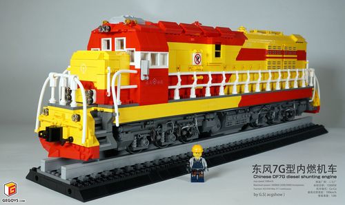 用乐高制作东风火车头