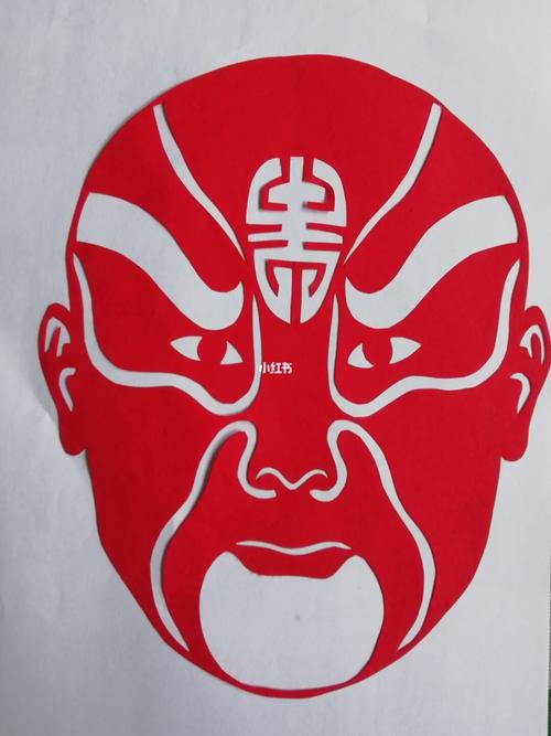 脸谱剪纸_剪纸_兴趣爱好_手工