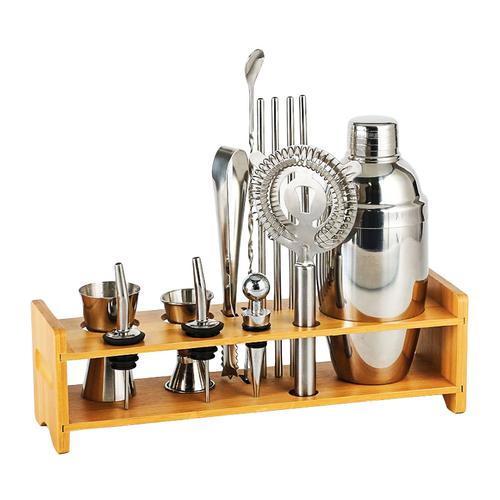 不锈钢调酒套装酒吧鸡尾酒基酒器杯家用工具全套调工具基酒套装