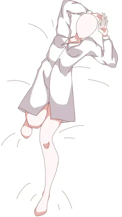 【画本必备】女生躺姿画法参考!可以冲