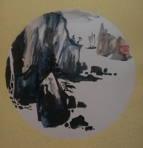 著名画家的精彩国画配上哲理诗,美得无可言表_周中华
