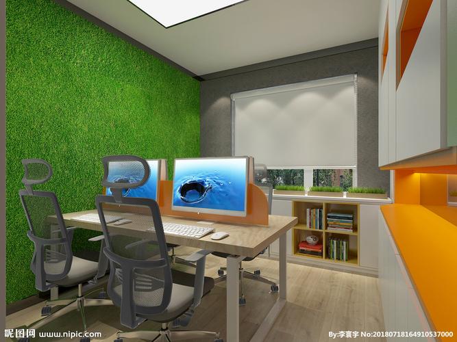 住宅办公室设计图__3d设计_3d设计_设计图库_昵图网.