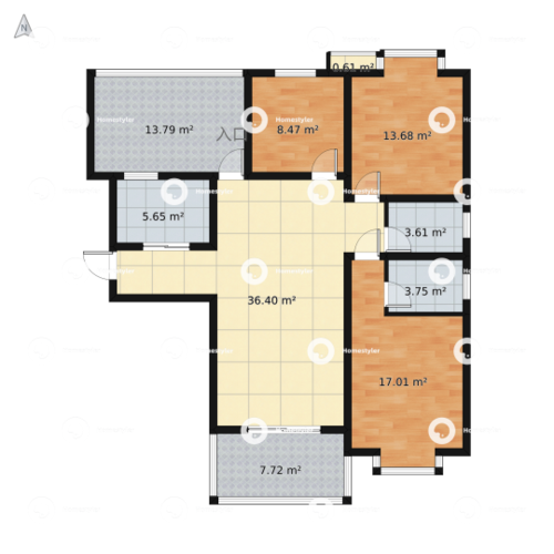 汉江明珠户型图