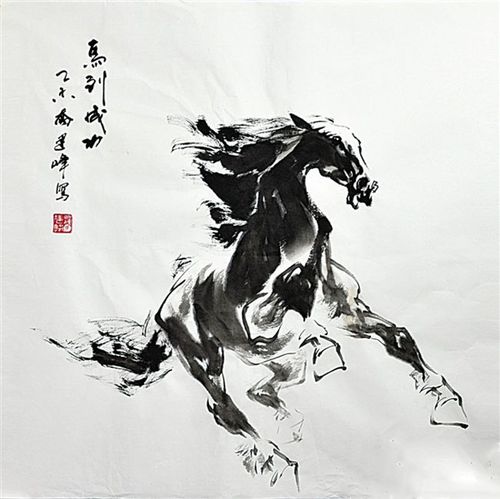 乔建峰作品《马到成功》