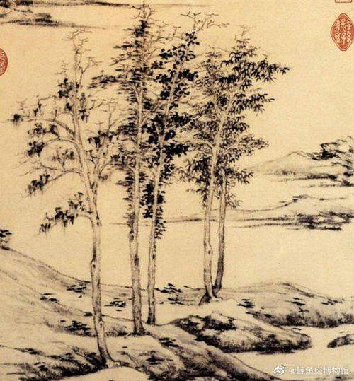 知足终老 · 倪瓒 元 《虞山林壑图》 纸本水墨,纵94.3厘米