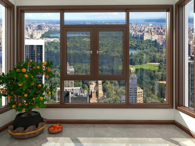 美之选门窗图片窗纱一体平开窗家装效果图