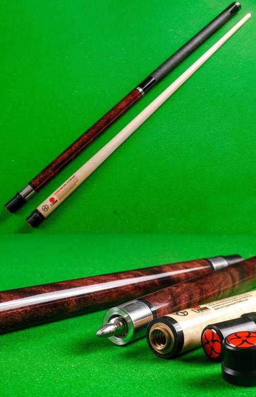 [好评好店]美洲豹毒药av原木黑八九球桌球杆 -台球杆