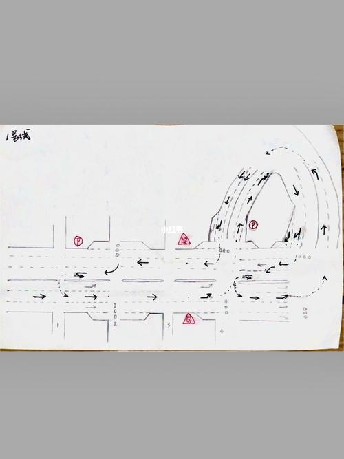 常德白鹤山考场科目三路线图