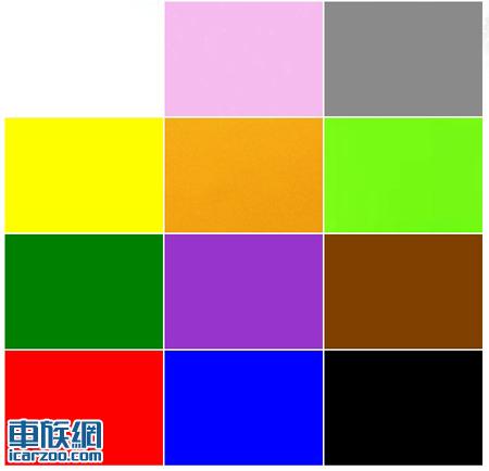 基础颜色12种,演变到24