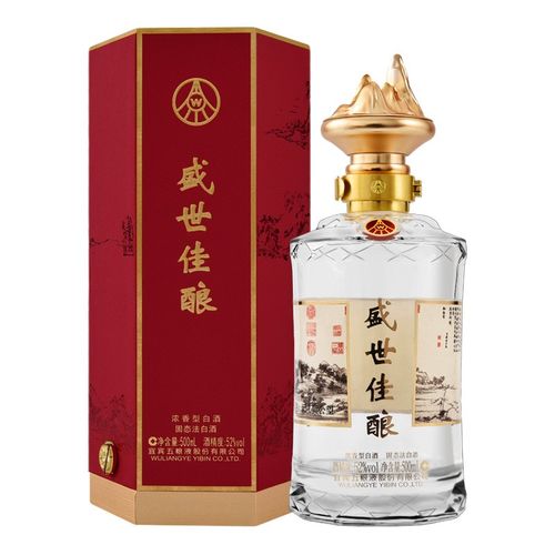 五粮液股份有限公司 盛世佳酿 浓香型白酒 52度  卷藏山河 52度 500ml