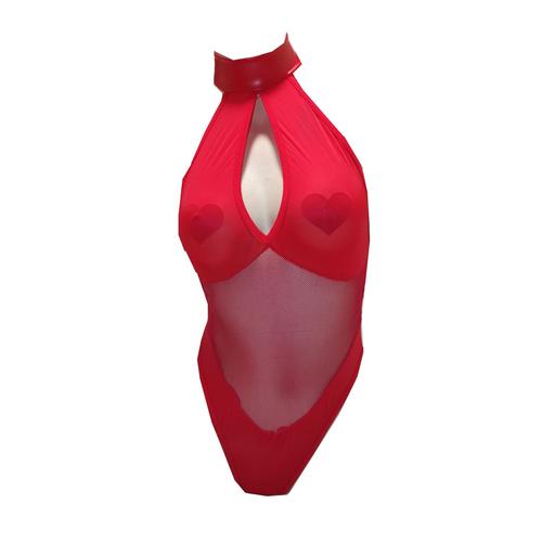 性感情趣高叉丁字裆连体衣伪娘变装紧身衣内衣泳衣女装大佬比基尼