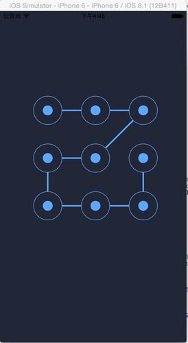 swift 简简单单实现手机九宫格手势密码解锁