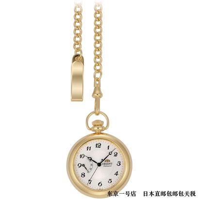 日本直发orient东方双狮东方双狮复古手动机械表怀表