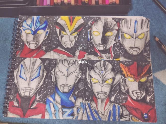 奥特兄弟集结_奥特曼_绘画_奥特曼_文化_绘画