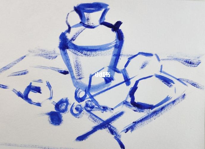 色彩静物|冷色调的画法(步骤图)超详细调色