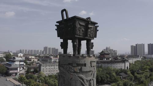 4k-log洛阳九龙鼎航拍_3840x2160_高清视频素材下载(编号:3018324)