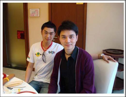 与cctv主持人顾斌合影