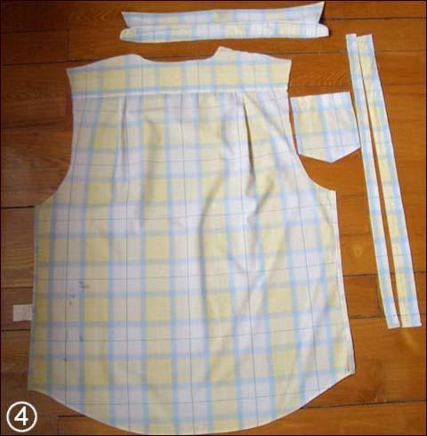 精美围裙自己做 旧衣服改造围裙的制作方法图解