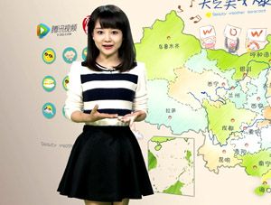 天气美女爆