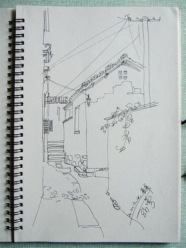 大学时期皖南风景写生(37p)