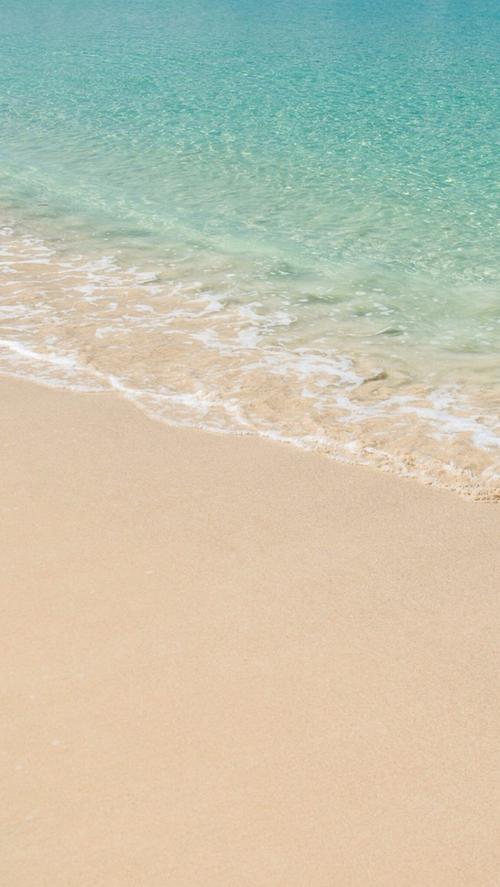 蓝天碧海 海洋 沙滩 唯美风景 iphone手机壁纸 唯美壁纸 锁屏