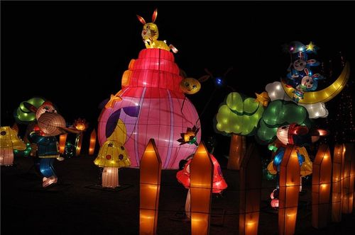 大连劳动公园迎新春灯会