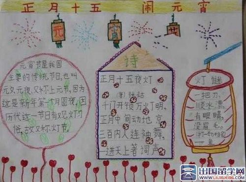 元宵节手抄报的资料