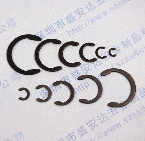 供应c形轴用挡圈,c形夹紧扣环,c形轴卡 c型开口卡簧 开口挡圈