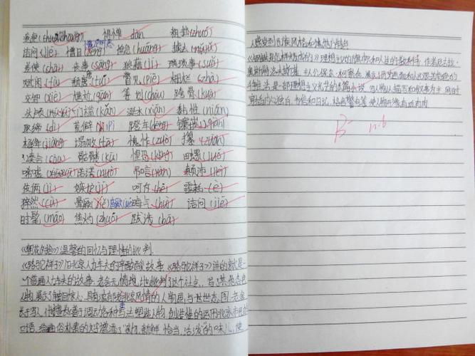2014106学生默写作业网络展览