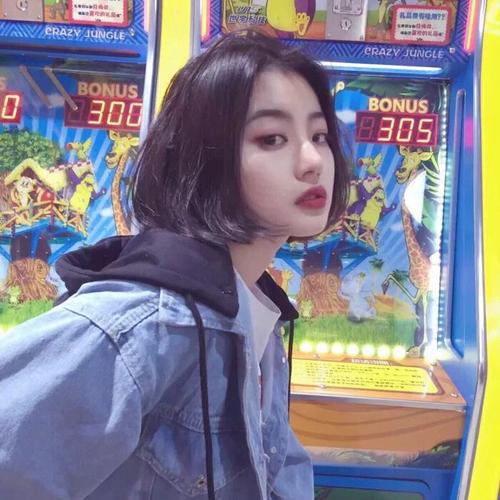 好看的短发女生头像