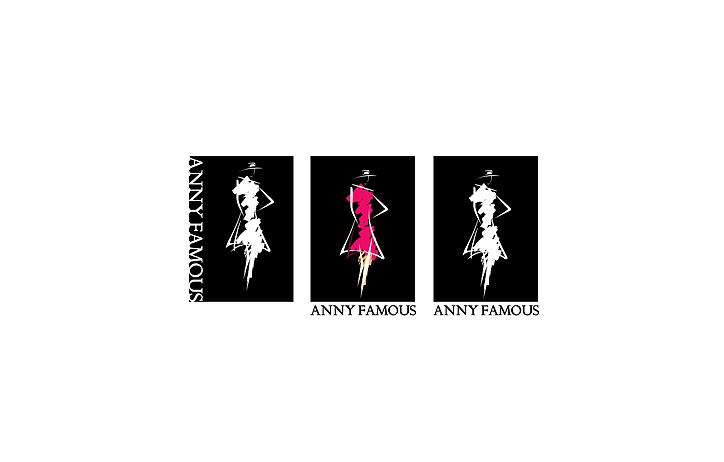 anny famous服装店logo设计