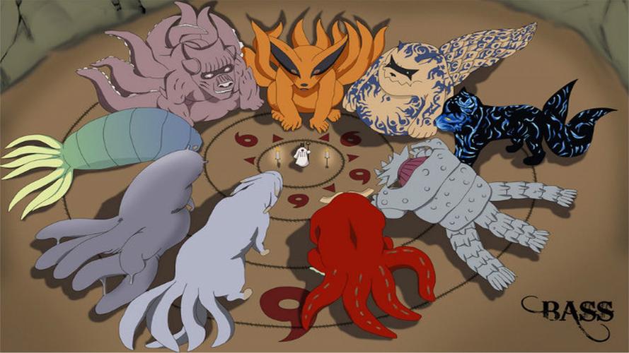 求火影忍者动漫549话19:05时九尾聚集的照片