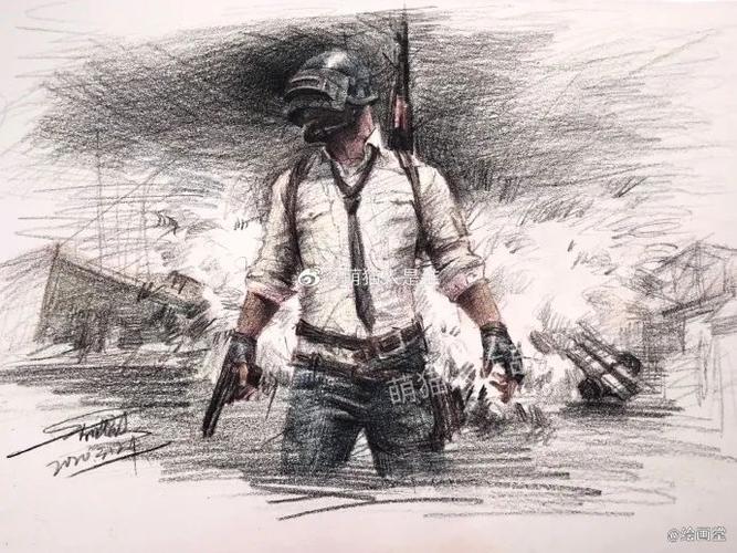 彩铅画和平精英~一起欣赏吧