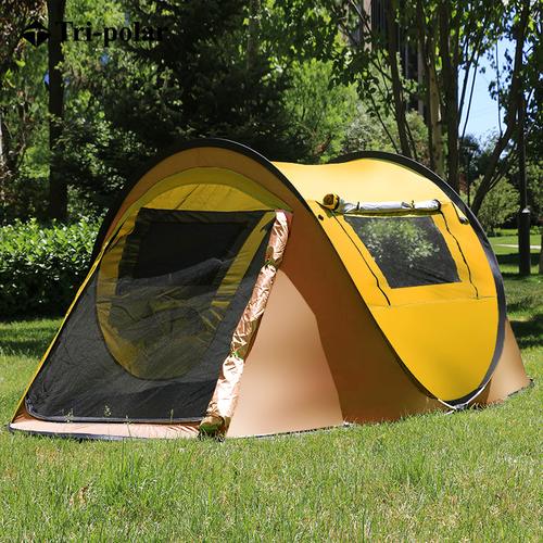 tp2329 帐篷户外全自动3-4双人免搭速开便携露营加厚儿童公园沙滩野外
