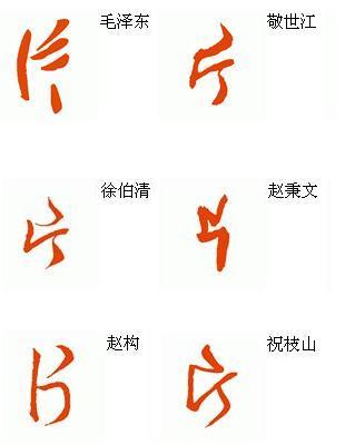 片字草书怎么写