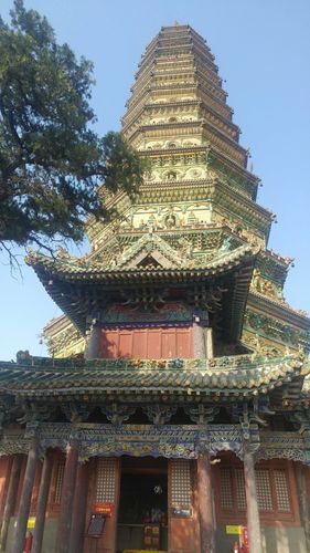 四大名塔之三——山西临汾洪洞广胜寺飞虹塔