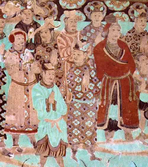 吐蕃占据敦煌时代的壁画和帛画