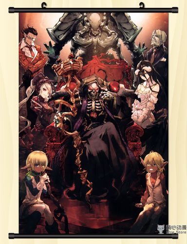 overlord安兹骨王不死者海报雅儿贝德挂画周边动漫二次元324 024-026