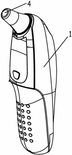 用测温枪测体温简笔画