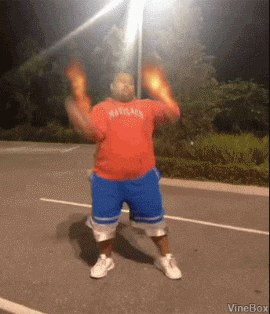 有个胖子在网上传了一段跳舞的视频,然后.