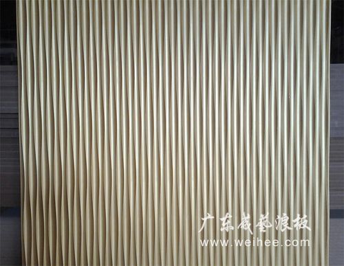 立体波浪板-001 大直纹