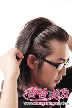 男生发箍怎样用(3)