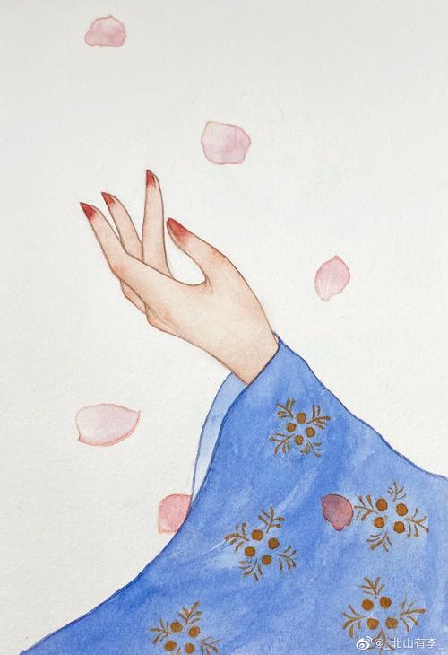 一些超级美的古风插画图推荐纤纤玉手篇